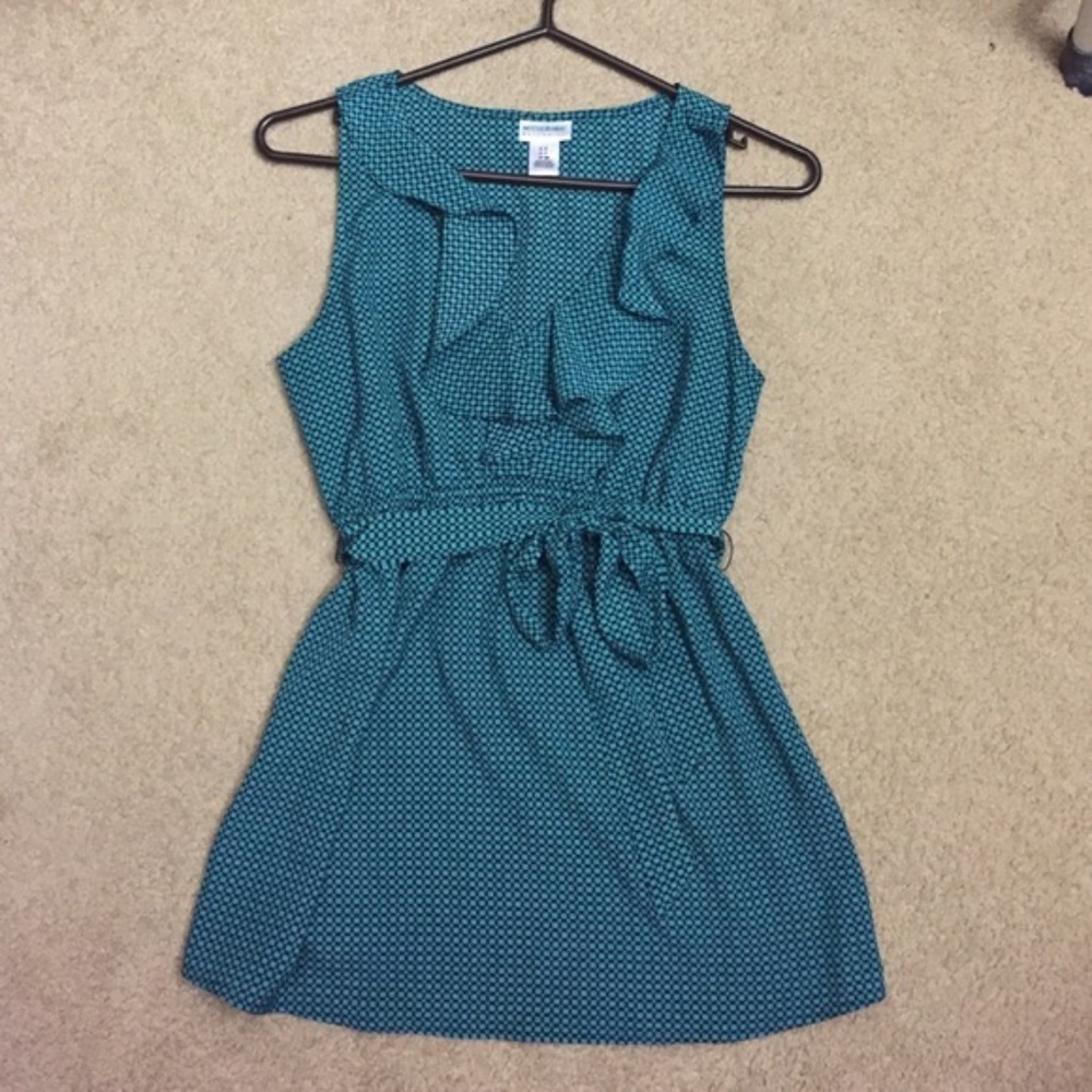 Motherhood Maternity teal and black print top